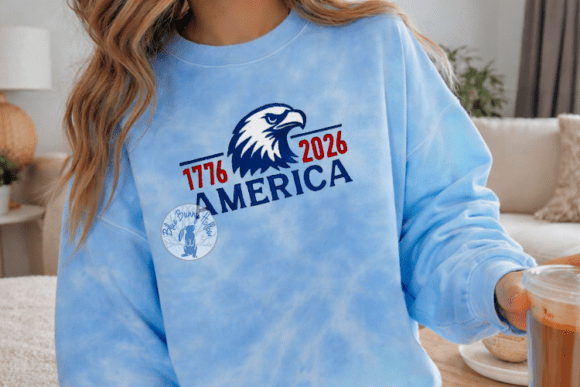 A Patriotic Gem: 1776-2026 America Embroidery Design