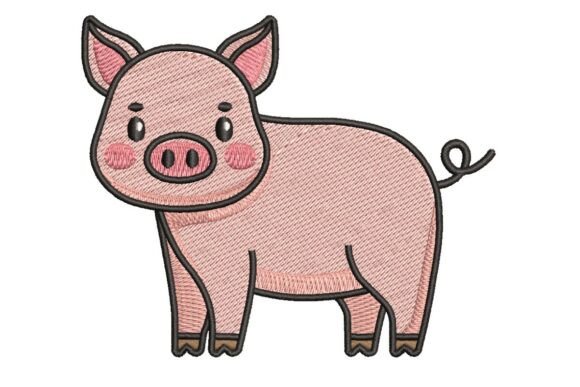 Adorable Pink Farm Pig: A Designer's Review