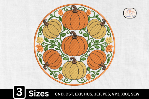 Autumn Harvest Pumpkin Mandala: A Designer’s Review for Business Embroidery