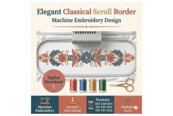 Boho Floral Border Vintage Folk: A Designer’s Review