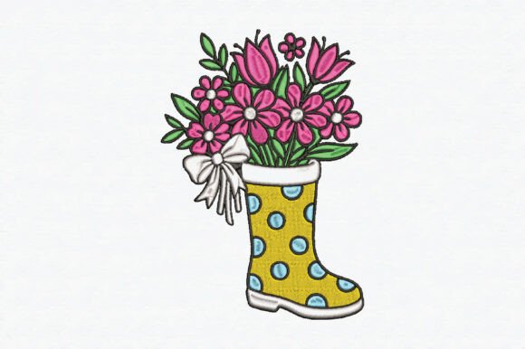 Boot with Flowers: A Boutique Embroidery Review