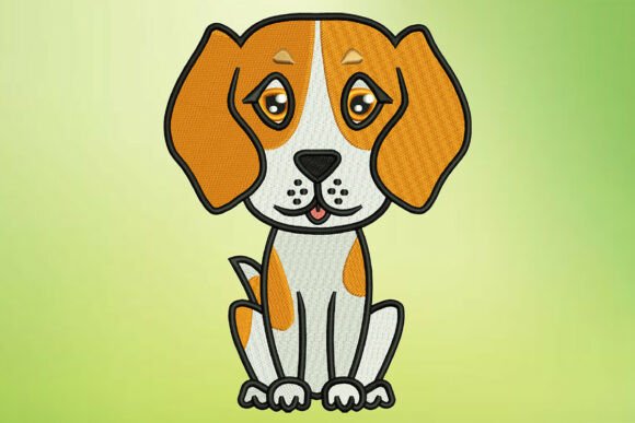 Cute Cartoon Beagle Puppy: A Versatile Design for Etsy Sellers