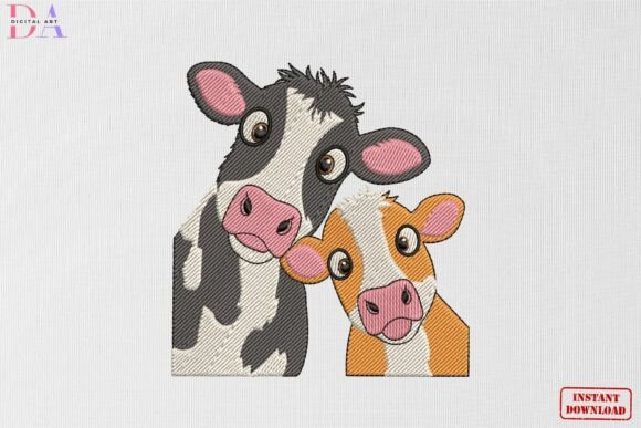 Cute Farm Cow Duo: A Seller's Review for Your Shop