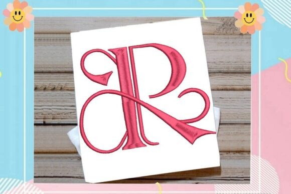 Initial R Elegant Vintage Monogram: A Craft Fair Review for Embroidery Sellers