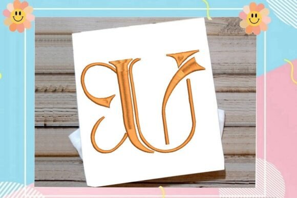 Initial U Elegant Vintage Monogram: A Timeless Touch for Etsy Sellers