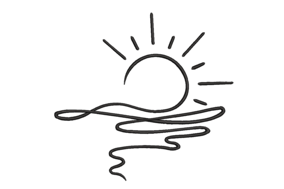 Minimalist Sunset Line Art: A Designer's Review