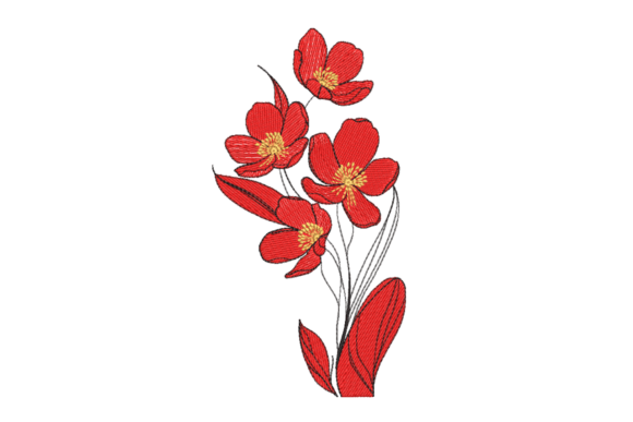 Red Wildflower Embroidery: A Designer's Review