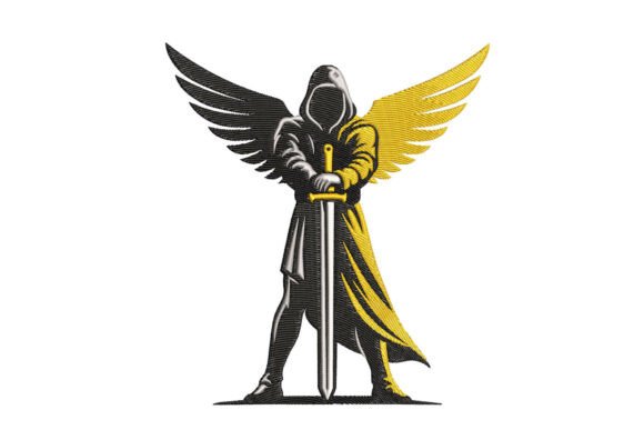 Warrior Angel: A Seasonal Embroidery Gem